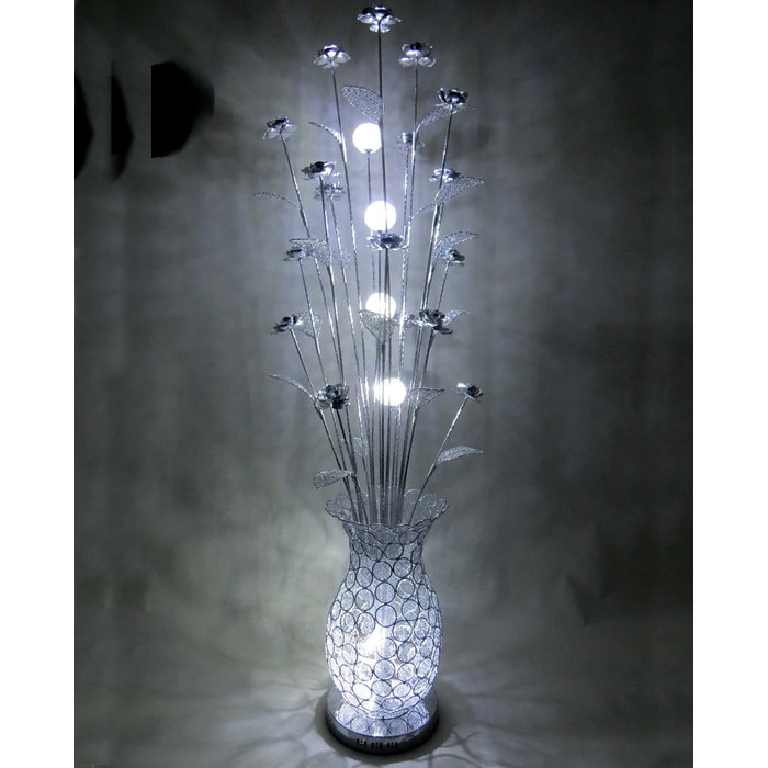 Brayden Studio Halesowen 162cm Silver LED Novelty Floor Lamp & Reviews